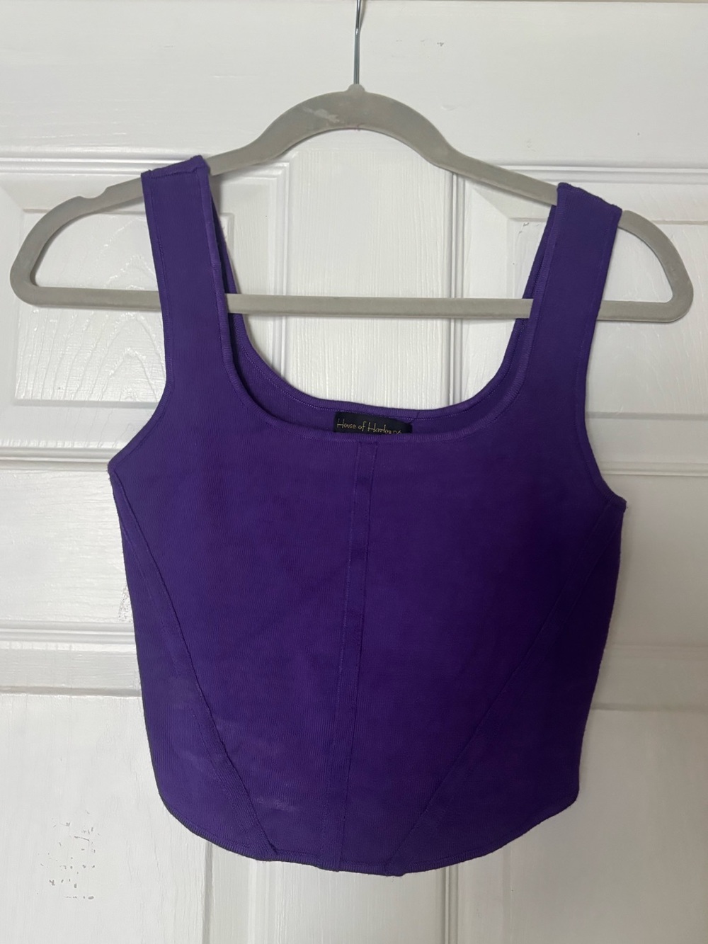 House of Harlow Purple Crop Top